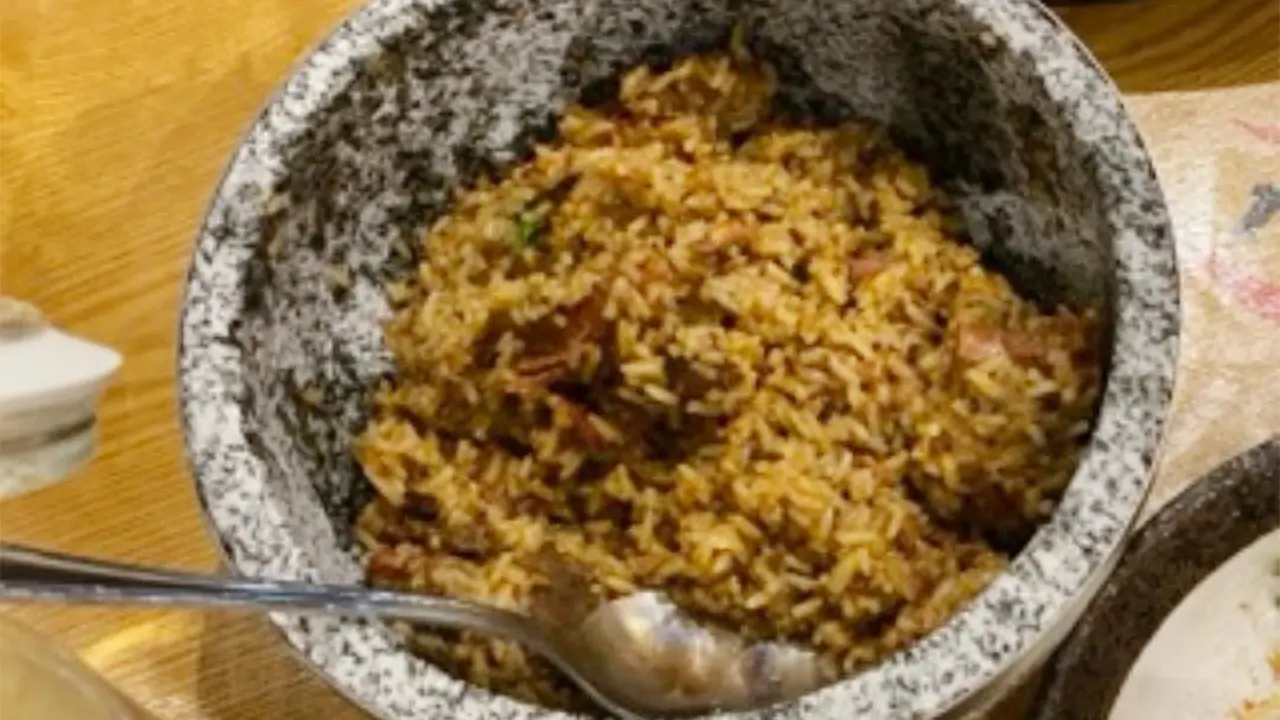 Pangat-Indian-cuisine-restaurant-Goat-Biryani-Brooklyn Goat biryani from Pangat, an Indian cuisine restaurant in Brooklyn