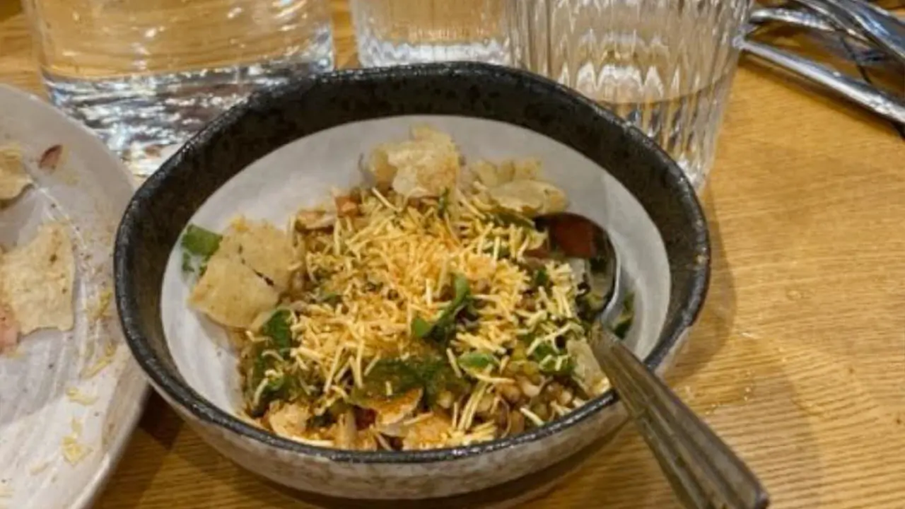 Pangat-Indian-cuisine-restaurant-Sprouts-Bhel-Brooklyn Sprouts bhel from Pangat, an Indian cuisine restaurant in Brooklyn